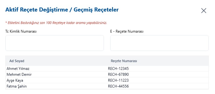 Etiket Geçmişi